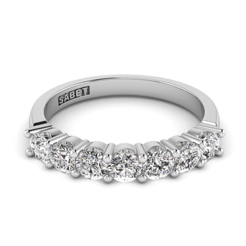 Shared Prong Diamond Band 0.75ct